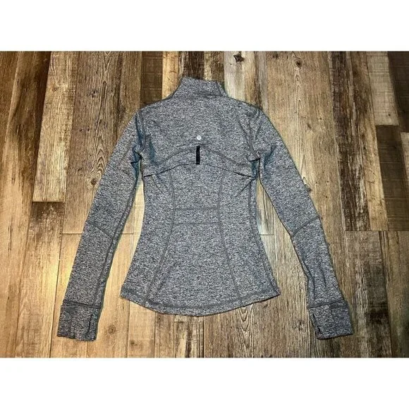 Lululemon Define Jacket Heathered Black Luon Size 2